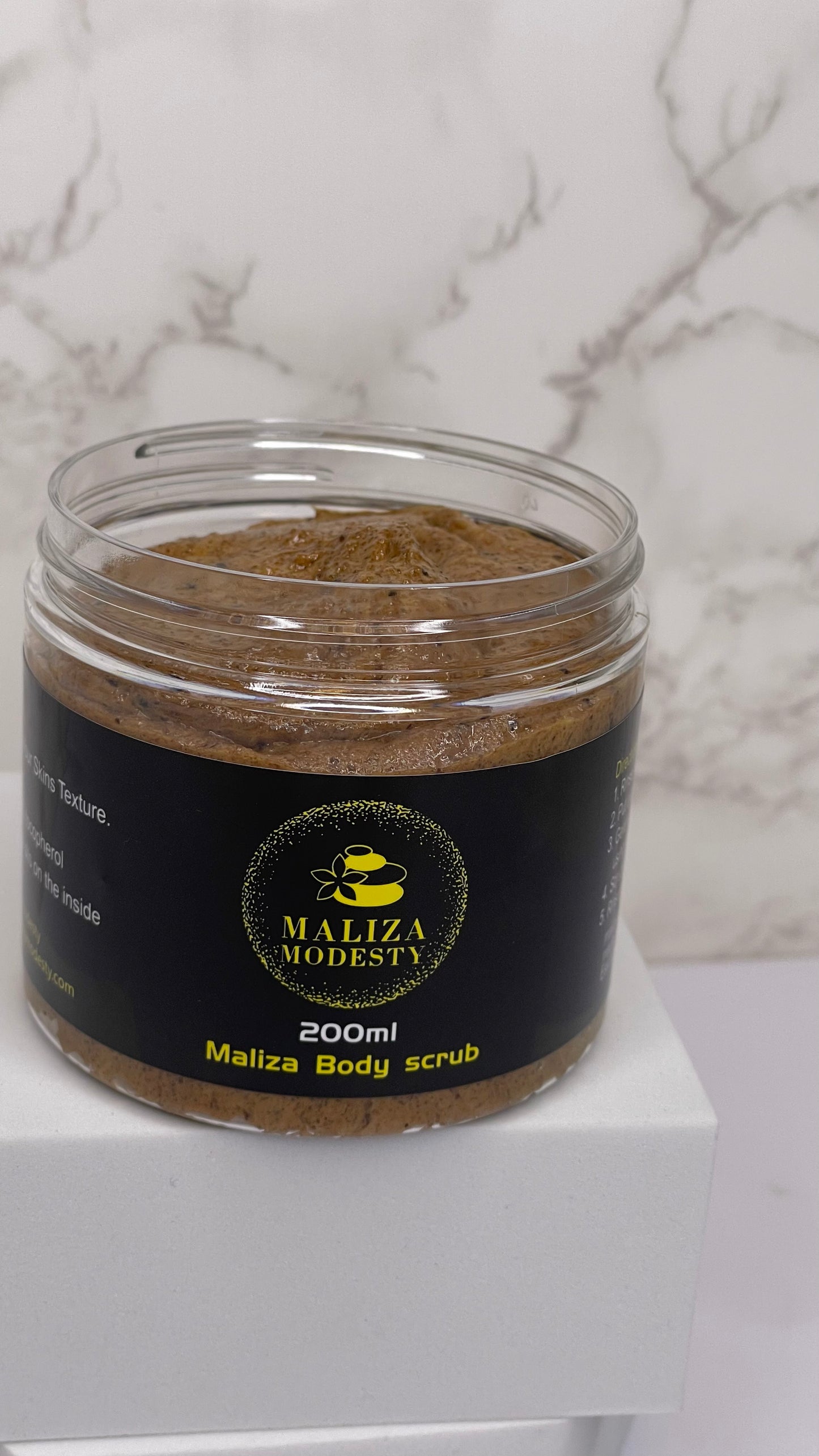 Our coffee body scrub