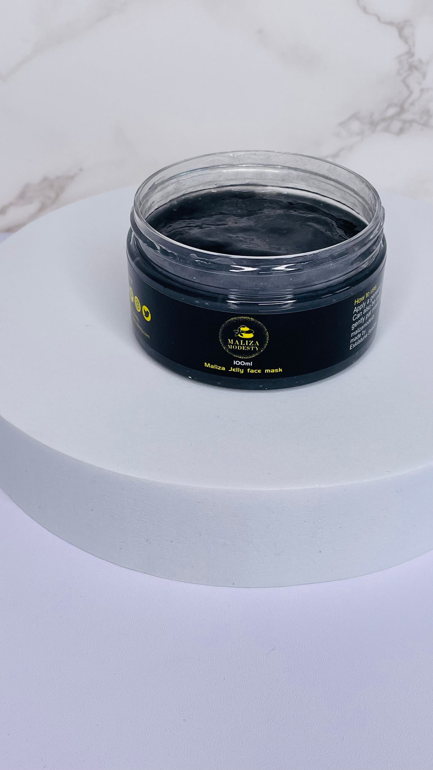 Charcoal face mask (dry&oily skin)