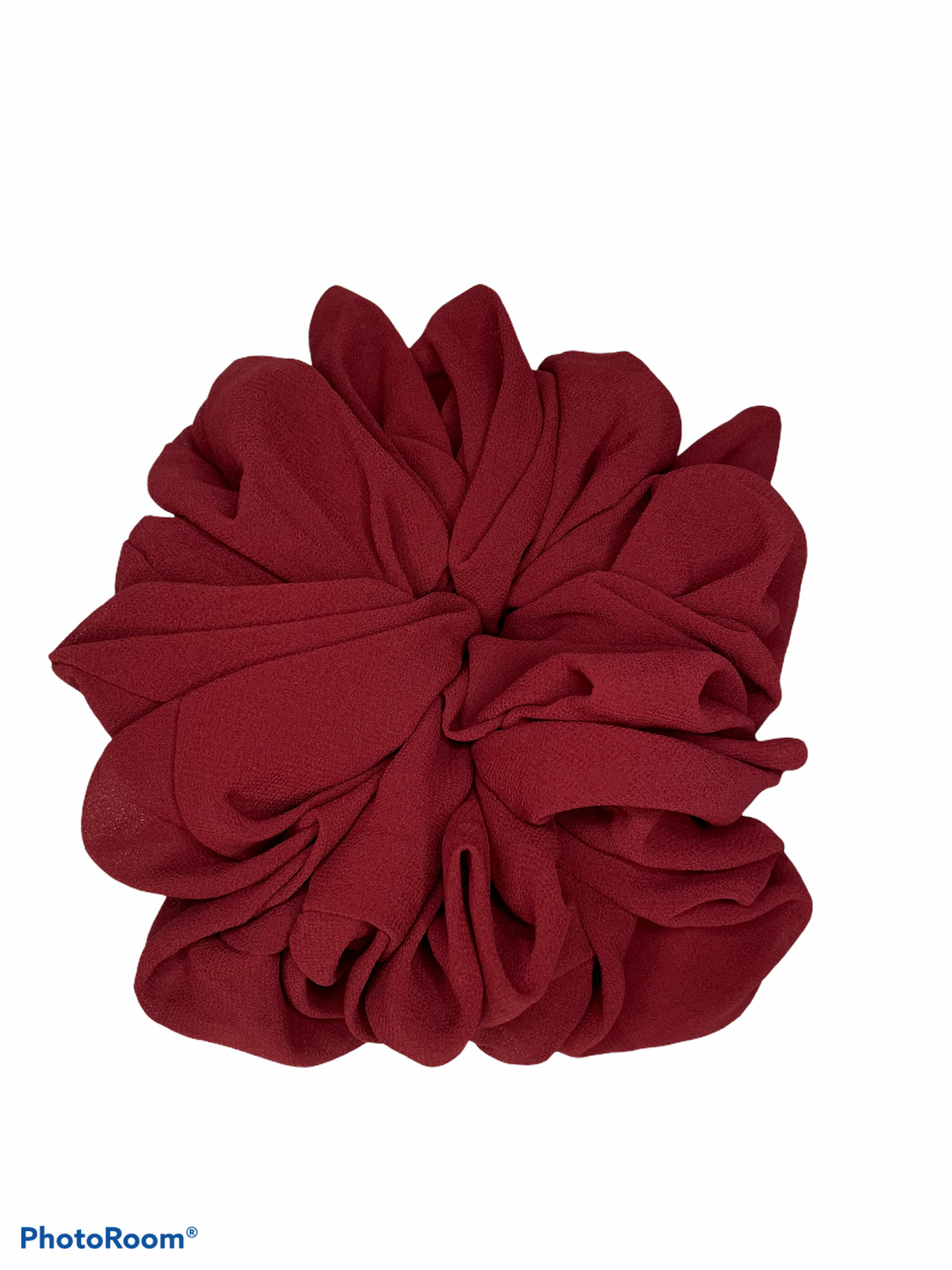 Maroon hijab scrunchies